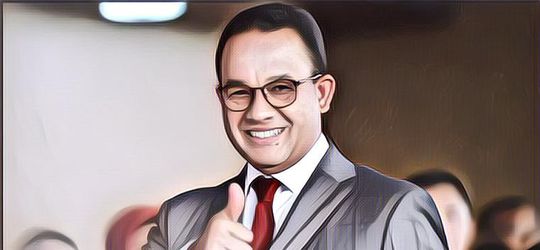 Heboh, Momen Saat Anies Terperosok Ke Selokan Saat Menyapa Warga Di Koja, Jakarta Utara