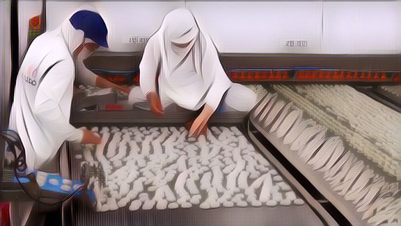 Netizen Langsung Ilfeel Usai Melihat Cara Pembuatan Pangsit di Pabrik