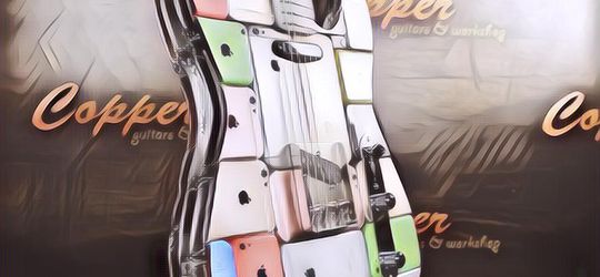 Setelah Mie Instan, Cowok Ini Bikin Gitar Elektrik dari iPhone dan iPod~