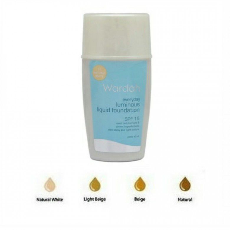 1. Wardah Luminous Liquid Foundation