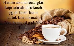 Harum dari secangkir kopi