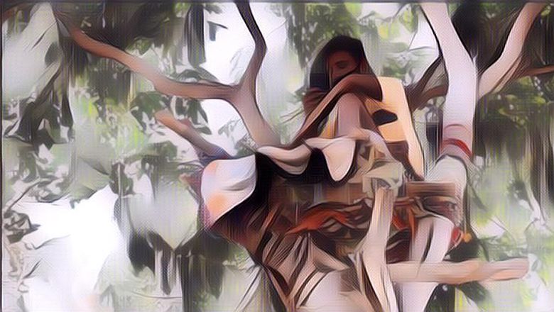 Kasihan Banget, Pria Ini Dinyatakan Positif Covid-19 dan Harus Isolasi 11 Hari di Atas Pohon