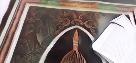 Bikin Ngakak! Pria Ini Sholat Pakai Sajadah Virtual, Netizen: Kena Jidat, Layar Jadi Geser