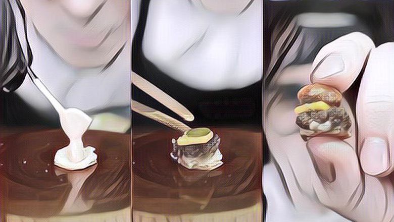 Keren! Chef Ini Berhasil Buat Burger dengan Porsi Sangat Mini, Alat Masaknya Ikut Jadi Sorotan