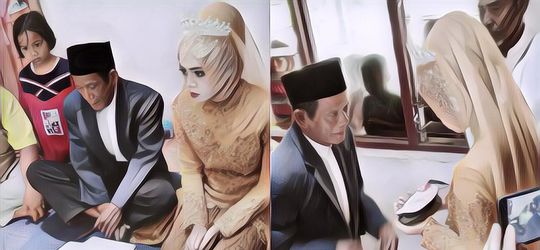 Beda Usia 65 Tahun, Kakek Ini Nikahi Gadis dengan Uang Segepok
