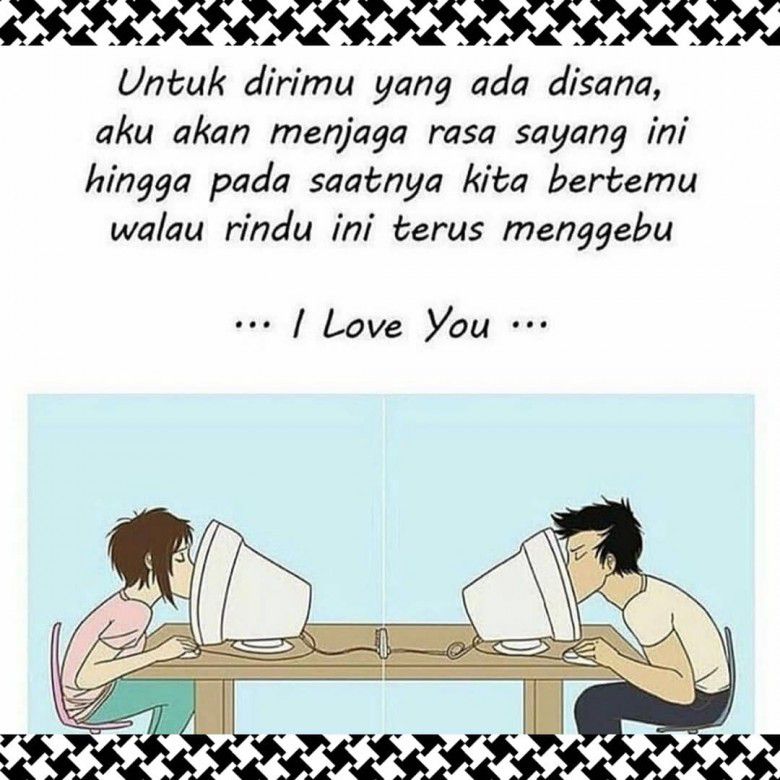 Kamu yang ada di jauh di sana, tetap semangat, ya~