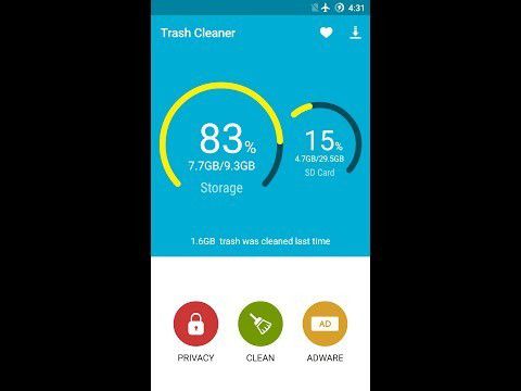 Bersihkan sampah di penyimpanan