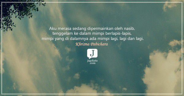 Barangkali, inilah yang orang depresi rasakan.