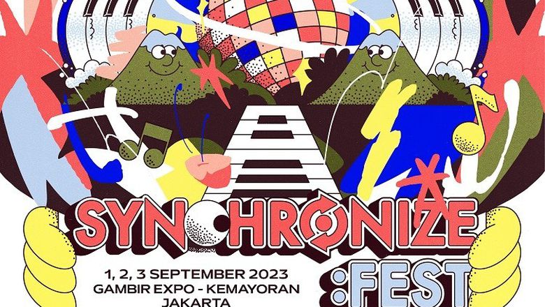 Synchronize Fest 2023 Gaet 2 Seniman Beda Karakter Garap Visual Tema Bhinneka Tunggal Musik