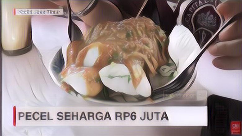 Lagi Viral, Pecel Harga Rp 6 Juta Di Kediri Rame Pembeli!