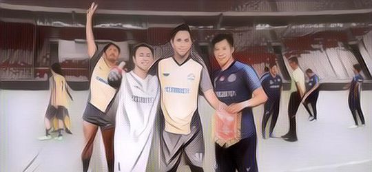 Potret Ganteng Artis Indonesia saat Main Bola, Berkeringat Bikin Seksi