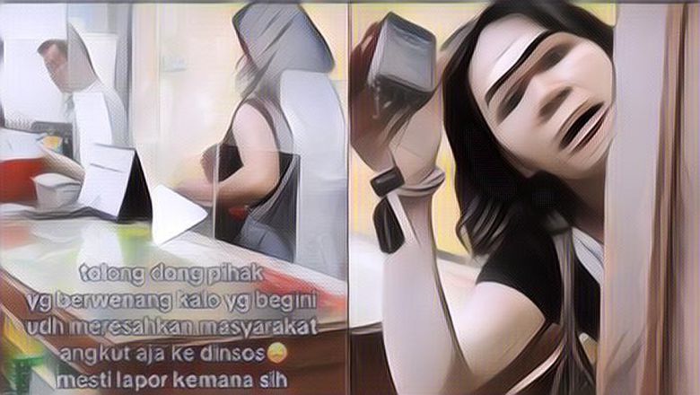 Bikin Emosi, Pengamen Waria Ini Gak Terima Cuma Diberi Seribu Rupiah, Endingnya Pamer Kunci Mobil