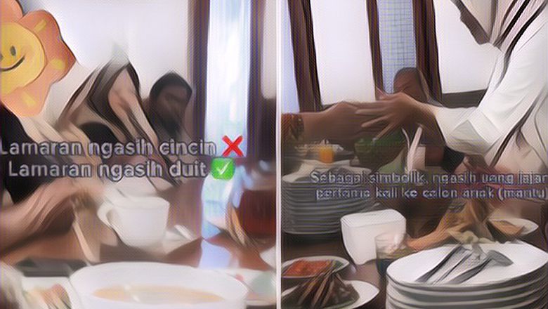 Viral Wanita Sedang Lamaran Nikah, Dapat Uang Jajan dari Mertua