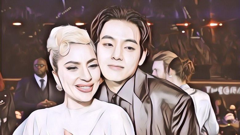 Mendadak Pamer Foto Kenangan Dicium Lady Gaga, V BTS Diduga Punya Maksud Terselubung Ini