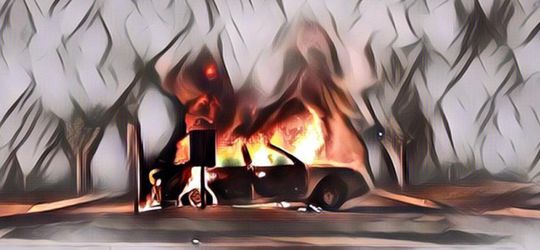 Sebelum Mobil Terbakar & Tewas, Dua Korban Mobil Toyota Ini Sempat Berteriak Minta Tolong