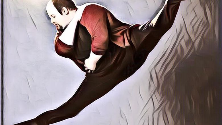 Meski Memiliki Tubuh Gemuk, Pria Ini Lihai Sekali Menari Balet