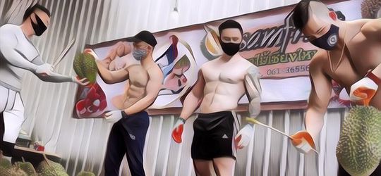 Pedagang Durian Asal Thailand Bikin Kaum Hawa Langsung Mau Beli, Auto Salfok~