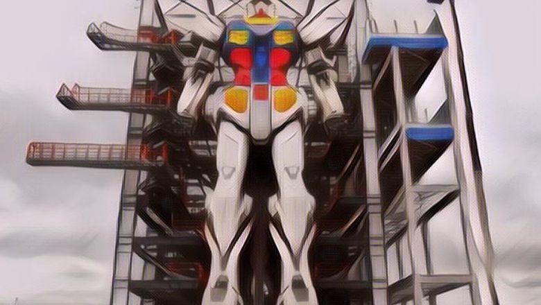 Bangga! Seorang Warga Ciasem Jawa Barat Berhasil Bikin Gundam Setinggi 5,3 Meter