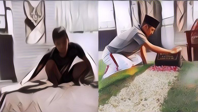 Bikin Merinding, Pria Ini Sengaja Kubur Mendiang Ibunya Di Depan Rumah, Ini Alasannya