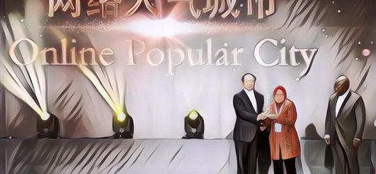 Surabaya Sabet Gelar Online Popular City di Guangzhou, Haibat!