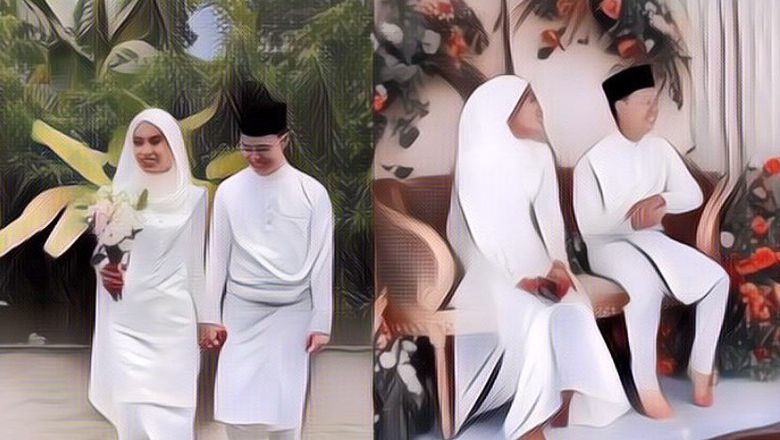 Ini Dia Beberapa Potret Pasangan Yang Tetap Menikah Meskipun Pelaminannya Kebanjiran