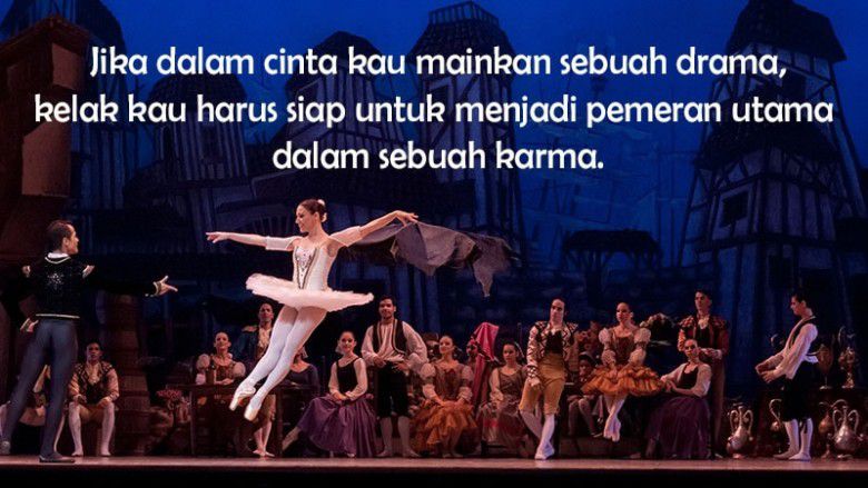 Semua ada karmanya. Ingat!.