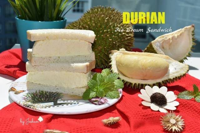 DURIAN Ice Cream Sandwich