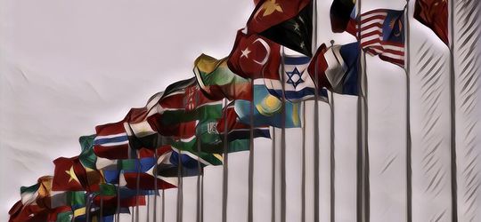 Pro dan Kontra Bendera Peserta Asian Games yang Diikat di Bambu