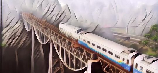 Jalur Kereta Api Paling Ngeri Di Dunia, Kanan Kiri Langsung Laut