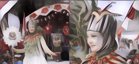 Kreatif Banget! Wanita Ini Dapat Menang Lomba HUT RI, Kostum Gaunnya Terbuat dari Sayuran