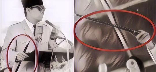 Rahasia di Balik Tongkat Komando Bung Karno yang Gak Kuat Diangkat Pengawal Presiden Amerika Eisenhower