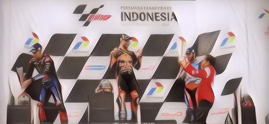 Tak Ada Semprotan Sampanye di Podium MotoGP Mandalika, Warganet: Tidak Sesuai Syariah
