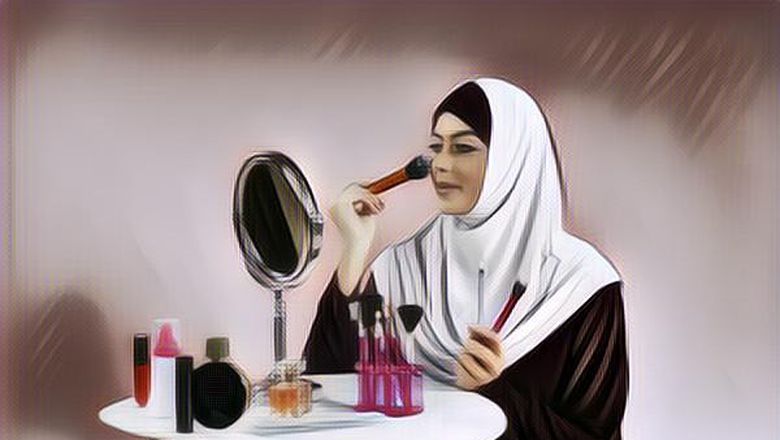 Tips Tampil Tirus dengan Makeup untuk Wanita Bermuka Bulat yang Berkerudung, Cobain Deh!