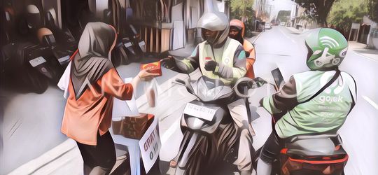 Salut Banget! Para Netizen Asia Tenggara Pesan Makanan untuk Para Driver Ojol di Jakarta