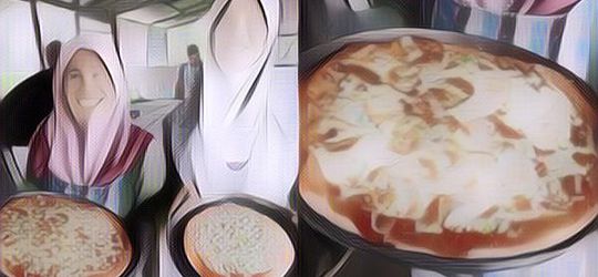 Viral Dua Istri dari Pria yang Poligami Ini Terlihat Akur Dagang Pizza Bareng