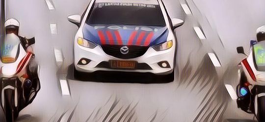 Tahu Nggak Sih, Kendaraan Dinas Polisi Isi BBM Dimana?