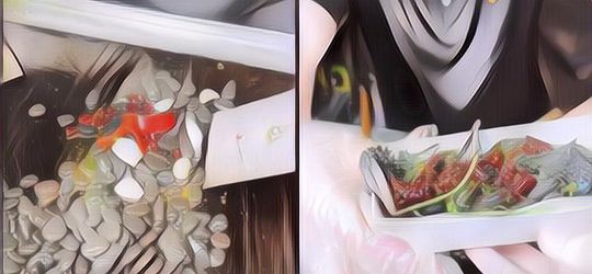 Ada-ada Saja! Gerai Makanan Ini Jual Batu Yang Ditumis Pakai Bumbu, Beneran Bisa Dimakan Nih?