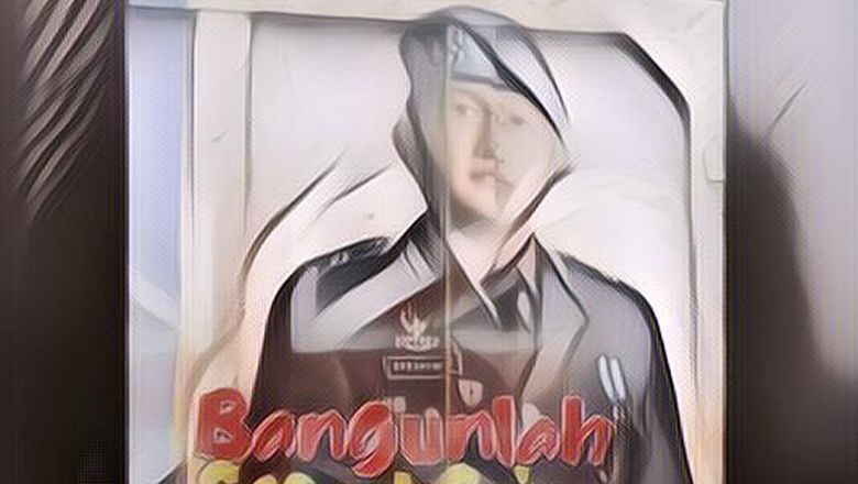 Wajah Brigadir J Terpampang di Belakang Truk, Gambarnya Jadi Sorotan