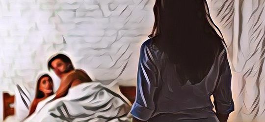 Bikin Kesal Setengah Mati! Wanita Ini Labrak Suami yang Telanjang Bareng Selingkuhan di Kosan, Reaksi Suaminya Bikin Geram