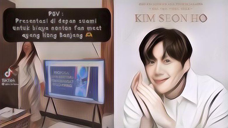 Viral! Wanita Presentasi Minta Donasi Ke Suami Buat Ketemu Kim Seon Ho Dan Suga BTS, Diizinin Gak Yah?