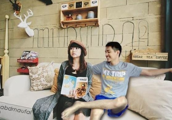 6. Begini nih, kalo Ghea marahan sama pacarnya. Hmm buang muka aja lah!