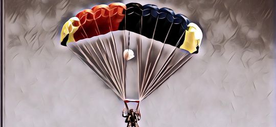 Terekam Detik-detik Penerjun Payung Gagal Atraksi Dan Meninggal Usai Mendarat Keras Di Lapangan