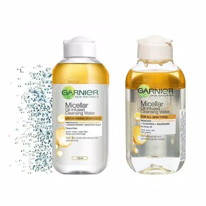 3. Garnier Micellar Oil Infused Cleansing Water