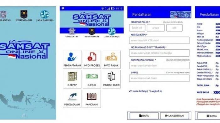 1. Aplikasi Samsat Online