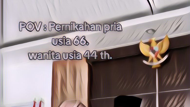 Viral Pria 66 Tahun Menikahi Wanita Usia 44 Tahun di Tasikmalaya