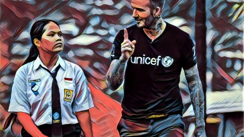 Agenda David Beckham di Semarang, Bertemu Seorang Gadis yang Melawan Tindakan Perundungan