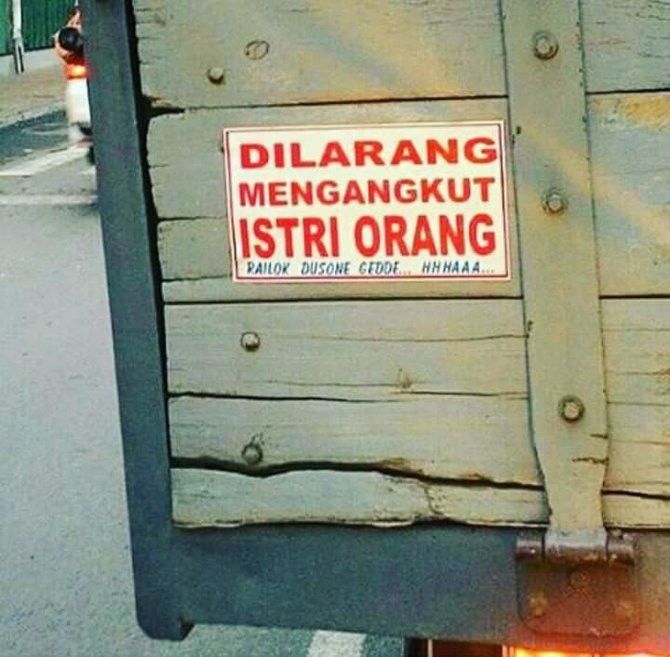 3. Yaampun udah pasti gak boleh dong kalo ini