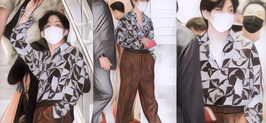 5 Bukti Bahwa V BTS Layak Diberi Gelar Diplomat Fashion Icon Bandara, untuk UNGA 2021