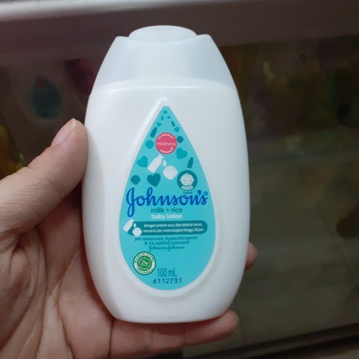 3. Johnsons Milk and Rice Baby Lotion