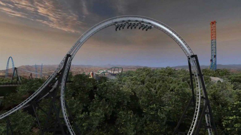 #3 Full Throttle, Six Flags Magic Mountains, California